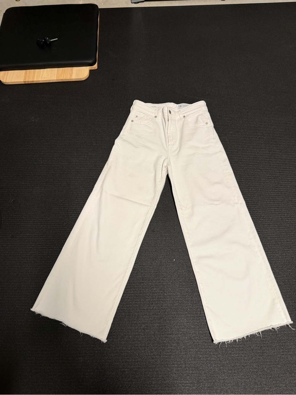 AG Jeans Wide Leg White Women's Jeans